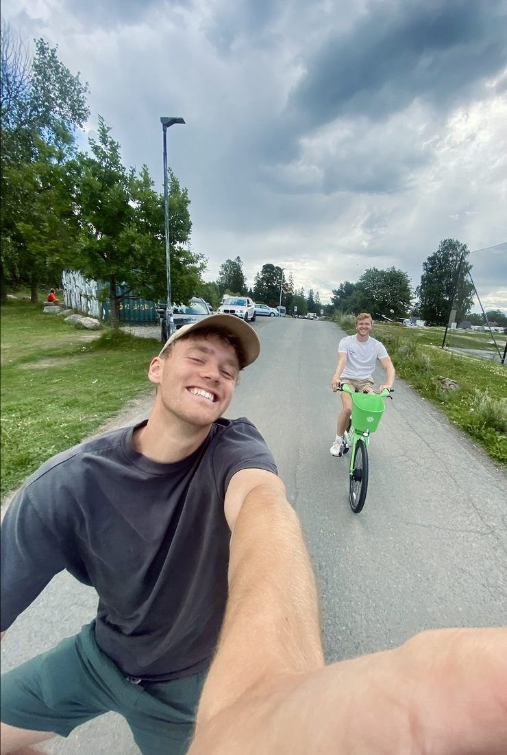 Met de huurfiets door Oslo